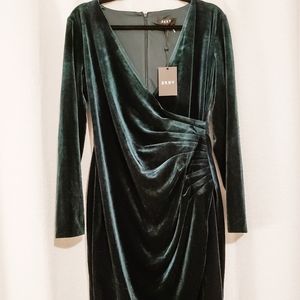 DKNY velvet dress